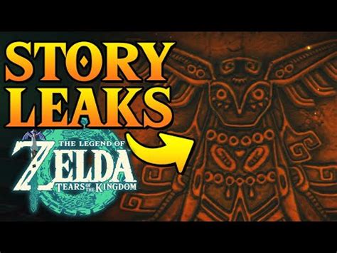 zelda leaks|Legend of Zelda : Tears of the Kingdom leak。